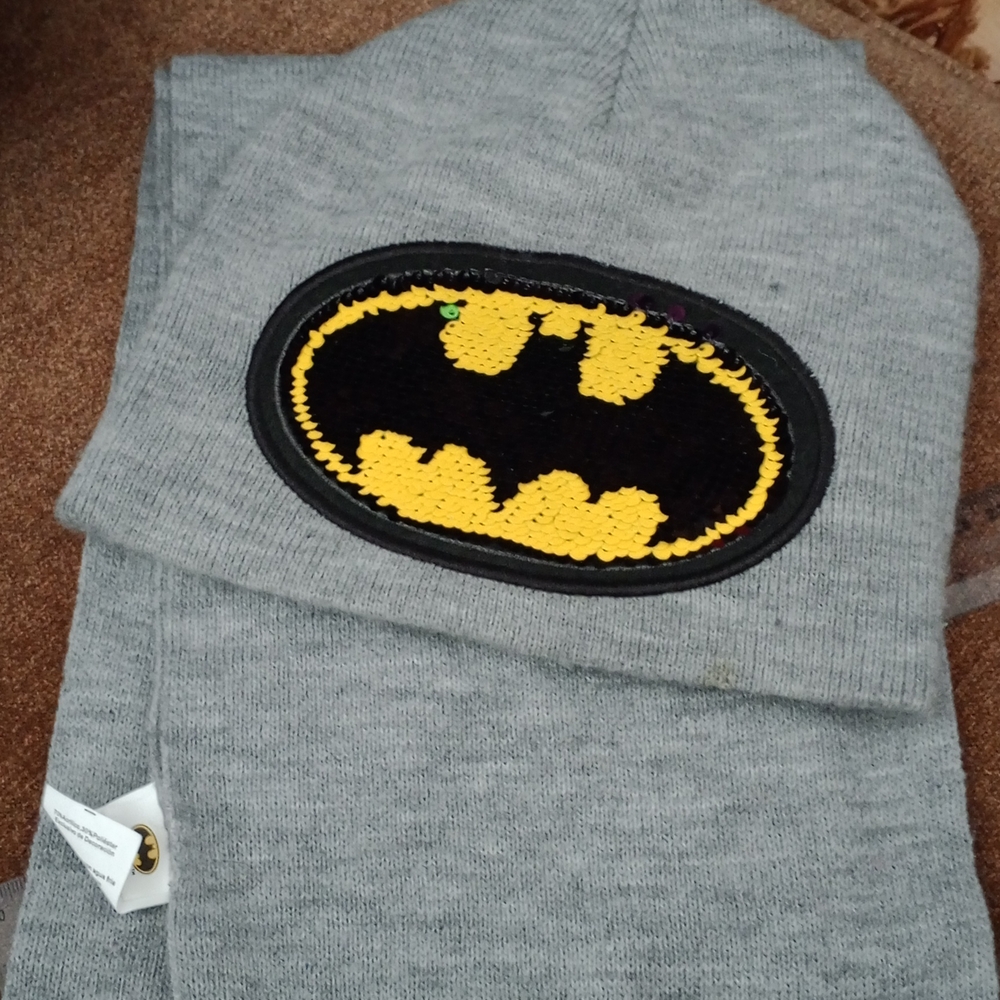 Batman Gray Knit Beanie